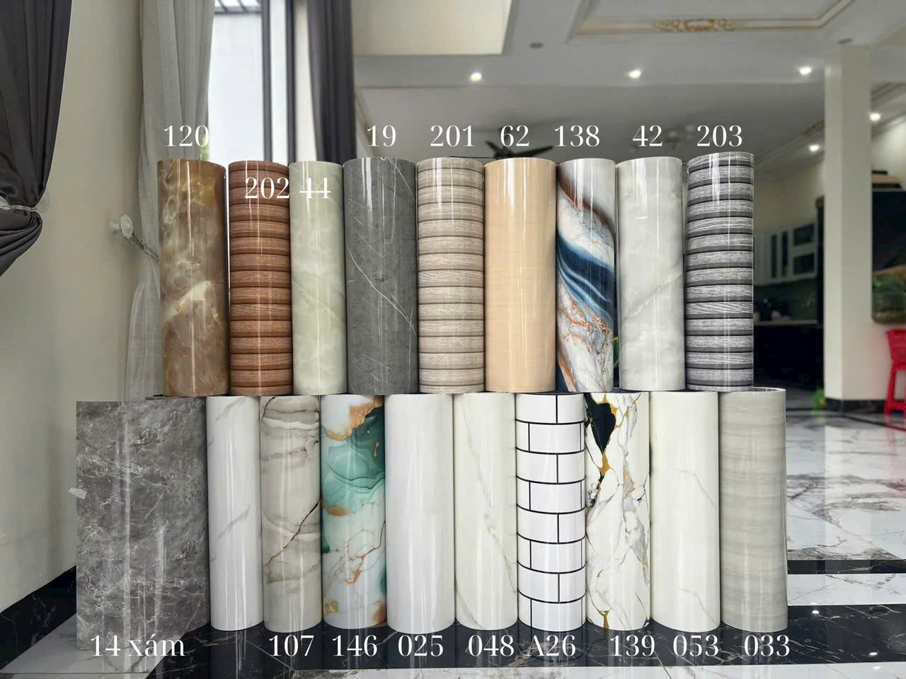 Trải Sàn Simili Phòng Khách